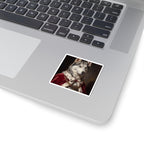 Siberian Husky Kings & Queens Royal Portrait Sticker, Dog Portrait Vinyl Decal, Kiss-Cut Sticker, Siberian Husky Lover Gift