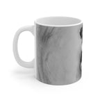 Miniature Schnauzer Charcoal Portrait Ceramic Mug 11oz | Premium Dog Art | Tritan
