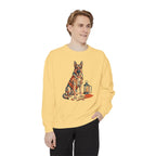 German Shepherd Halloween Sweatshirt | Werewolf Dog Comfort Colors Sweatshirt Gift