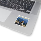 Acrylic Shih Tzu - Mountain Overlook | Kiss-Cut Stickers
