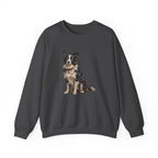 Border Collie Sweatshirt | Painterly Dog Art Crewneck | Border Collie Mom Gift | Cozy Pullover for Dog Lovers | Pet Portrait Apparel