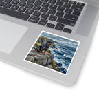 Acrylic Gallery Print Rottweiler - Coastal Cliffside | Kiss-Cut Stickers — view 5 of 12
