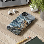 Acrylic Gallery Print English Bulldog - Coastal Cliffside | Tough Phone Case — view 13 of 28