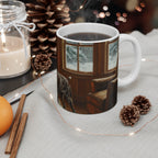 Acrylic German Shorthaired Pointer - Winter Hearth | Ceramic Mug 11oz