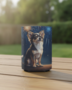 Chihuahua Can Cooler, America 250 Patriotic Dog Pattern, Dog Lover Gift, America 250 Party Favor