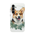 Corgi Watercolor Botanical Wreath Phone Case | Premium Dog Prints | Tritan — view 9 of 28