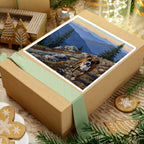 Acrylic Boxer - Mountain Overlook | Kiss-Cut Stickers