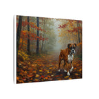 Boxer Dog Painting, Stretched Canvas Wall Art, Modern Pet Decor, Boxer Mom Dad Gift, Acrylic Dog Art Print