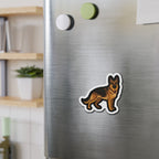 Pop Art German Shepherd Magnet | Tritan