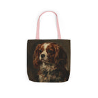 Cavalier King Charles Spaniel Tote Bag | Painterly Dog Art Canvas Tote | Cavalier Mom Gift | Dog Lover Market Bag | Pet Portrait Accessory