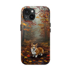 Acrylic Corgi - Autumn Woods | Tough Phone Case