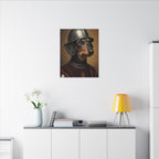 Dachshund Medieval Knight Portrait Canvas Wall Art, Regal Dog Painting, Dachshund Lover Gift, Stretched Canvas