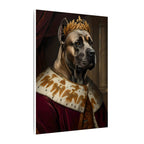 Cane Corso Renaissance Royal Portrait Canvas Wall Art, Regal Dog Painting, Cane Corso Lover Gift, Stretched Canvas
