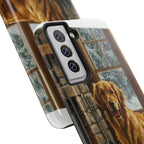 Golden Retriever Phone Case — Acrylic Dog Art | iPhone 17/16/15 & Samsung | Dog Lover Gift