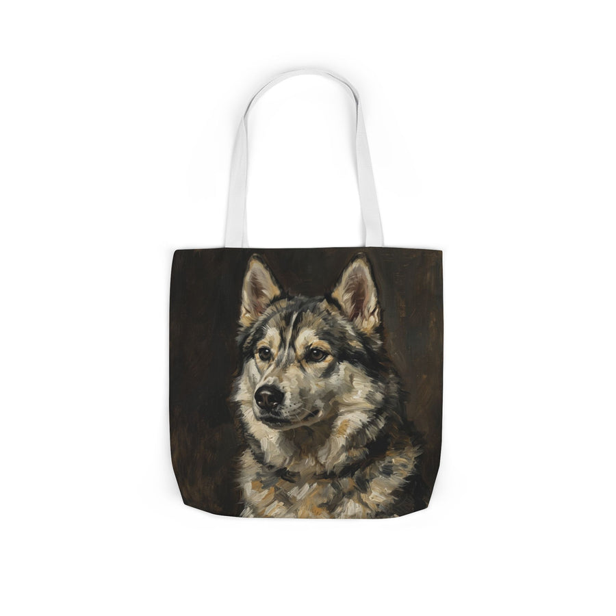 Siberian Husky Tote Bag | Painterly Dog Art Canvas Tote | Husky Mom Gift | Dog Lover Market Bag | Pet Portrait Accessory