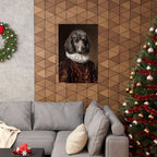 Poodle Renaissance Royal Portrait Matte Poster, Regal Dog Art Print, Poodle Lover Gift, Wall Art