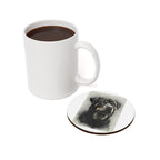 Charcoal Rottweiler Rottweiler Cork Back Coaster - Rottweiler pride — gentle giants deserve great art