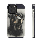 Charcoal Rottweiler Rottweiler Tough Phone Case - Rottweiler pride — gentle giants deserve great art — view 14 of 103