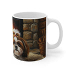 Acrylic Shih Tzu - Winter Hearth | Ceramic Mug 11oz