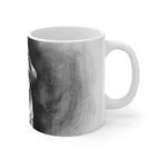 Shih Tzu Charcoal Portrait Ceramic Mug 11oz | Premium Dog Art | Tritan