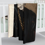 French Bulldog Renaissance Royal Portrait Regal Throw Blanket | Premium Dog Art | Tritan