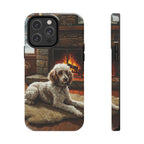Acrylic Poodle - Winter Hearth | Tough Phone Case