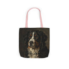 Bernese Mountain Dog Tote Bag | Painterly Dog Art Canvas Tote | Berner Mom Gift | Dog Lover Market Bag | Pet Portrait Accessory