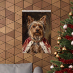 Yorkshire Terrier Kings & Queens Royal Portrait Matte Poster, Regal Dog Art Print, Yorkshire Terrier Lover Gift, Wall Art