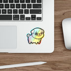 Chibi Pug Holo Sticker | Tritan