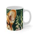 Corgi Watercolor Garden Peek Coffee Mug | Premium Dog Prints | Tritan — view 3 of 4