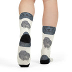 Standard Poodle Socks | Fun All Over Print Dog Socks | Poodle Mom Gift | Cute Crew Socks for Dog Lovers | Stocking Stuffer
