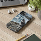 Acrylic Gallery Print Siberian Husky - Coastal Cliffside | Tough Phone Case — view 13 of 28