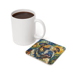 English Bulldog Coaster | Post-Impressionist Oil Painting Dog Art Decor | Pet Lover Gift for Bulldog Owners