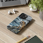 English Bulldog Acrylic Gallery Print Coastal Cliffside Phone Case | Premium Dog Prints | Tritan — view 11 of 28