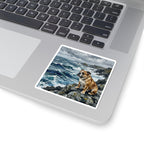 Acrylic Gallery Print English Bulldog - Coastal Cliffside | Kiss-Cut Stickers — view 5 of 12