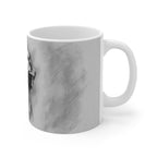 Labrador Retriever Charcoal Portrait Ceramic Mug 11oz | Premium Dog Art | Tritan
