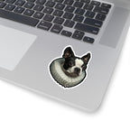 Boston Terrier Renaissance Royal Portrait Sticker, Dog Portrait Vinyl Decal, Kiss-Cut Sticker, Boston Terrier Lover Gift