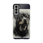 Charcoal Rottweiler Rottweiler Tough Phone Case - Rottweiler pride — gentle giants deserve great art — view 23 of 103