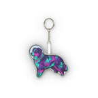 Cosmic Australian Shepherd Plush Keychain | Tritan