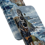 Rottweiler Acrylic Gallery Print Coastal Cliffside Phone Case | Premium Dog Prints | Tritan — view 26 of 28