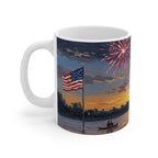 Independence Pups French Bulldog Ceramic Mug | Tritan