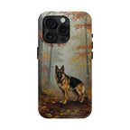 Acrylic German Shepherd - Autumn Woods | Tough Phone Case