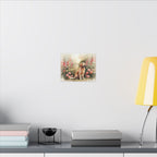 Golden Retriever Canvas Print Wall Art, Dog Lover Gift, Pet Portrait, Watercolor Dog Painting Home Decor