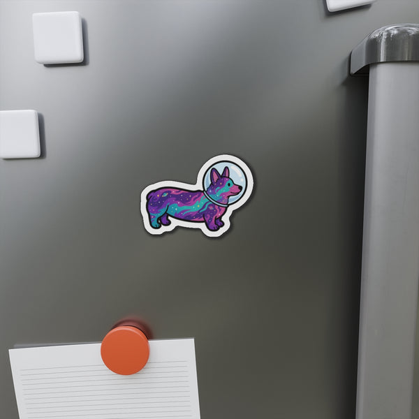 Cosmic Corgi Magnet | Tritan — Lifestyle View