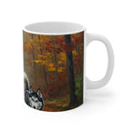 Acrylic Siberian Husky - Autumn Woods | Ceramic Mug 11oz