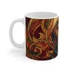 Beagle Low Poly Warm Jewel Ceramic Mug 11oz | Dog Lover Gift