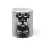 Miniature Schnauzer Charcoal Portrait Ceramic Mug 11oz | Premium Dog Art | Tritan