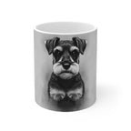 Miniature Schnauzer Cozy Set — 2-Piece Blanket + Mug Gift Set | Charcoal | Tritan