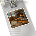 Acrylic Boxer - Winter Hearth | Kiss-Cut Stickers