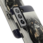Charcoal Rottweiler Rottweiler Tough Phone Case - Rottweiler pride — gentle giants deserve great art — view 88 of 103